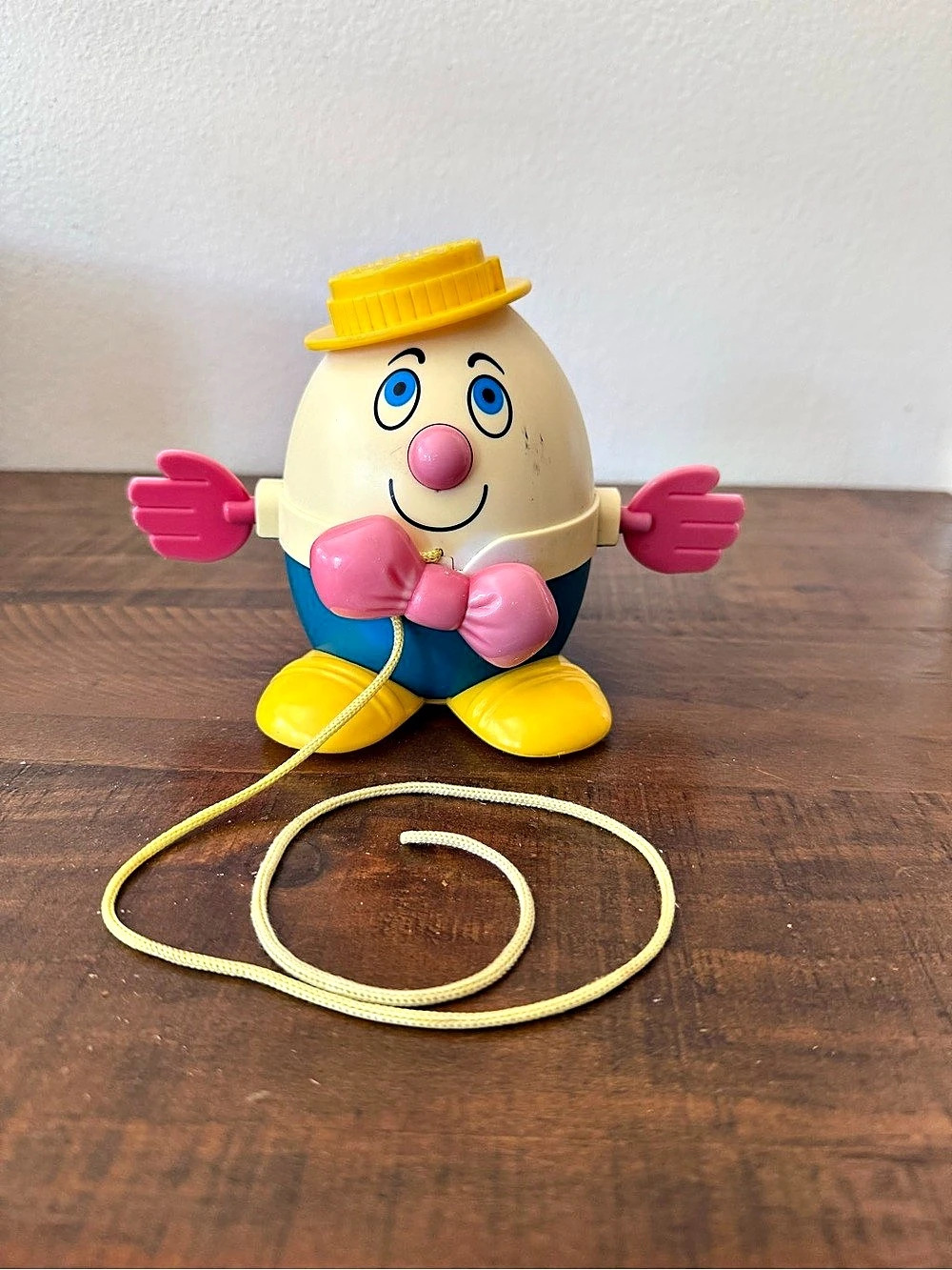 Vintage Fisher-Price Humpty Dumpty Pull & Walk Toy – Working
